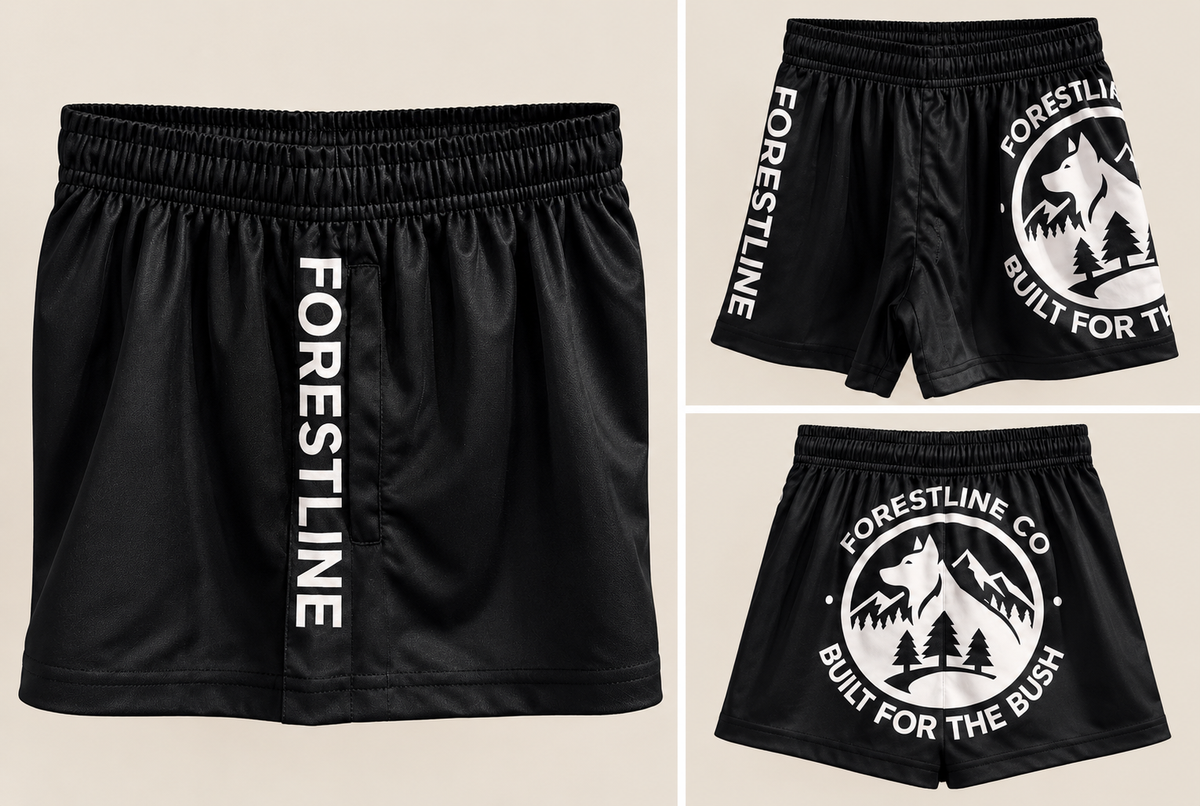 Signature Forestline Co - Footy Shorts